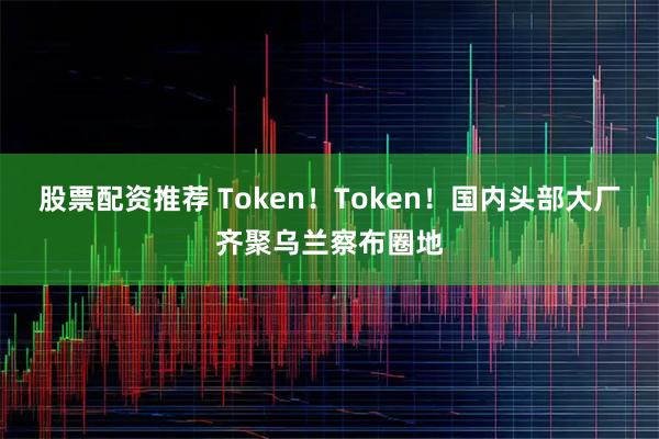 股票配资推荐 Token！Token！国内头部大厂齐聚乌兰察布圈地